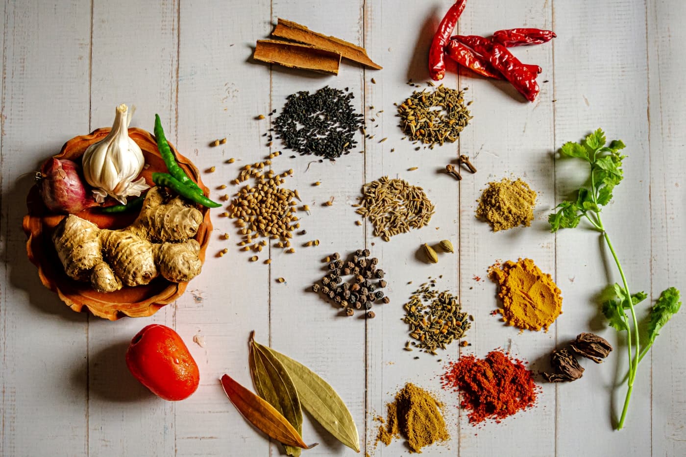Spices and seasonings prepared for specialty food export
